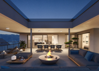 Visualisierung Vorstatt Nebikon Terrasse